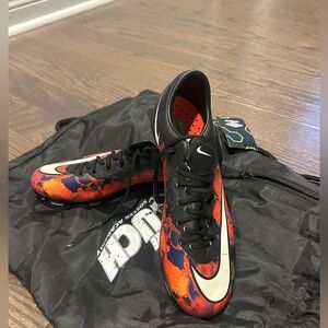 Nike Black and Orange Athletic Shoes